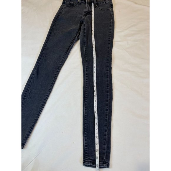 Mossimo Womens Jeans High Rise Jegging Power Stretch Mid Rise Black Size 4/27R - Picture 5 of 10
